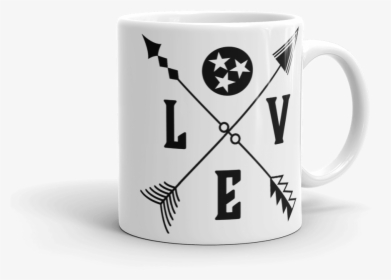 Tennessee Tristar Love Arrows Mug - Coffee Cup, HD Png Download, Free Download