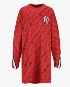 Women New York Yankees Diagonal Line Print Taping Dress - Sweater, HD Png Download, Free Download