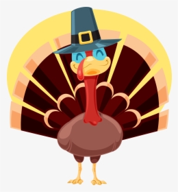 Thanksgiving Turkey Animal Jokes - Cute Cartoon Thanksgiving Turkey, HD Png Download, Free Download