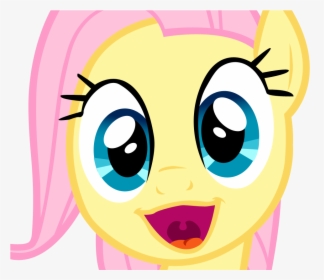 My Little Pony Clipart Face - My Little Pony Fluttershy Face, HD Png Download, Free Download