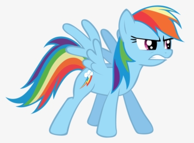 Angry Cat Png , Png Download - Mlp Rainbow Dash Mad, Transparent Png, Free Download