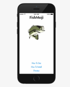 Fish Emoji App - Png Format Mobile Phone Png Transparent, Png Download, Free Download