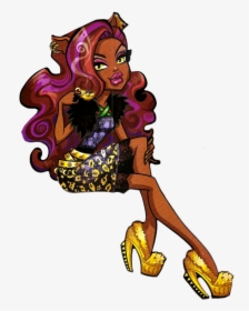 Transparent Scar Clipart - Clawdeen Wolf Monster High Cartoon, HD Png Download, Free Download