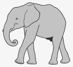 Clip Art Openclipart Portable Network Graphics Vector - Png Clipart Elephant Png, Transparent Png, Free Download