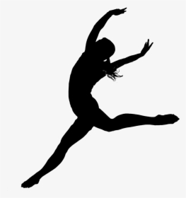 Modern Dance Ballet Jazz Dance Silhouette - Jazz Dance Silhouette Png, Transparent Png, Free Download