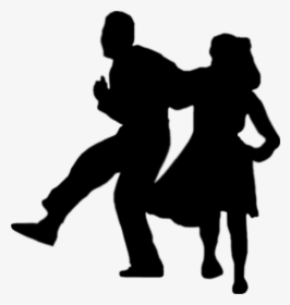 Ballroom Dancing Silhouette Png - Swing Dancers Silhouette, Transparent Png, Free Download