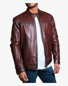 Leather Jacket For Men Png Free Download - Leather Jacket Pic Download, Transparent Png, Free Download