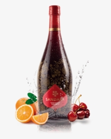 Sandara Sangria - Glass Bottle, HD Png Download, Free Download