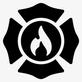 Zippo Firefighter , Png Download - Fire Department Logo Black, Transparent Png, Free Download