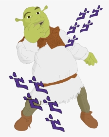 Shrek Doing A Jojo Pose, HD Png Download, Free Download