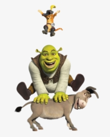 Shrek And Donkey Puss, HD Png Download, Free Download