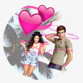 # I Love You Zac Efron And Vanessa Hugens  #love - Heart, HD Png Download, Free Download