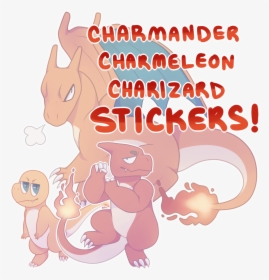 Charmander, Charmeleon, Charizard - Cartoon, HD Png Download, Free Download