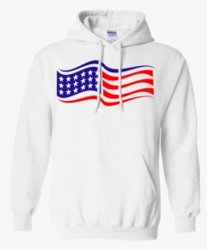 Patriotic Usa Flag Banner - Stranger Things Hoodie Friends Don T Lie, HD Png Download, Free Download