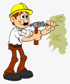 Handyman Business, House Builder, Specialty Contractor - Cartoon, HD Png Download, Free Download