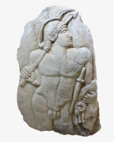 Bas Relief Carving Of A Roman Soldier , Png Download - Stone Carving, Transparent Png, Free Download