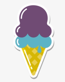 Ice Cream Sticker Png, Transparent Png, Free Download