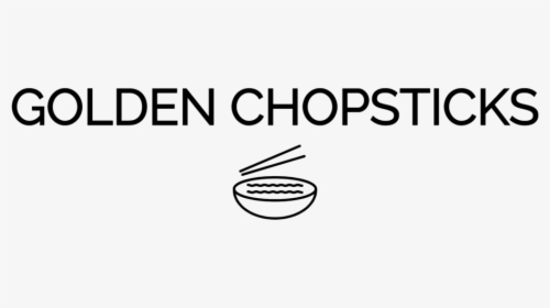 Golden Chopsticks Logo Black, HD Png Download, Free Download