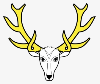 Transparent Deer Skull Clipart - Coat Of Arms Deer Head, HD Png Download, Free Download