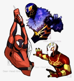 Transparent Clipart Spiders - Deer Superhero, HD Png Download, Free Download