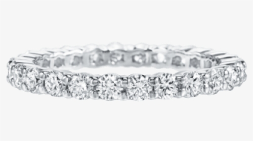 Prong-set Round Brilliant Diamond Wedding Band - Engagement Ring, HD Png Download, Free Download
