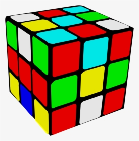 Rubiks Scrambled Svg Wikimedia - Scrambled Rubik's Cube Png, Transparent Png, Free Download