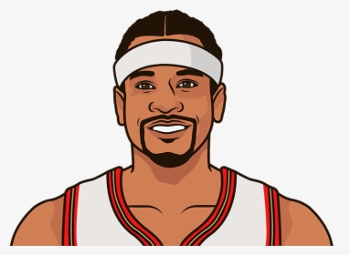 Allen Iverson Png - Karl Anthony Towns Cartoon, Transparent Png, Free Download