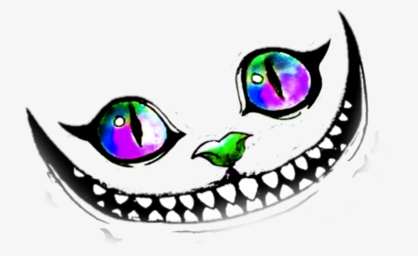 #cheshirecat #smile - Cheshire Cat Alice In Wonderland Drawings, HD Png Download, Free Download