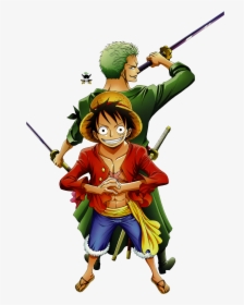 Anime Luffy & Zoro - Luffy And Zoro Png, Transparent Png, Free Download