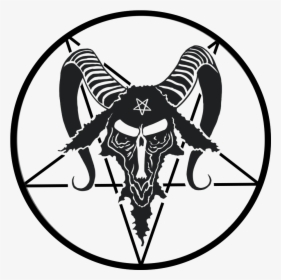 Old Baphomet Icon - Baphomet Inverted Pentagram Tattoo, HD Png Download, Free Download