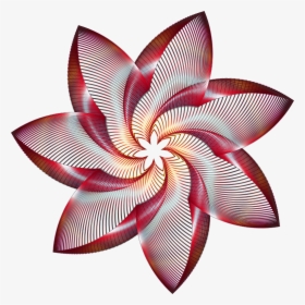 Prismatic Flower Line Art 4 No Background - Line Art, HD Png Download, Free Download