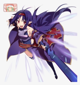 Yuuki Konno Sword Art Online Ii Render By Azizkeybackspace - Sword Art Online Sao Yuuki, HD Png Download, Free Download