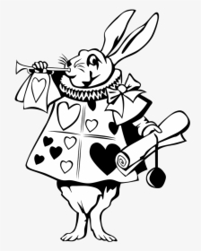 Alice In Wonderland Rabbit Svg, HD Png Download, Free Download