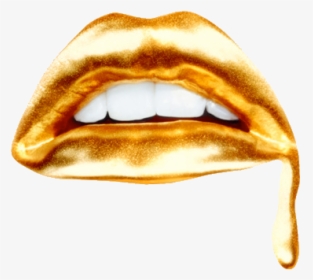 Gold Lips, HD Png Download, Free Download