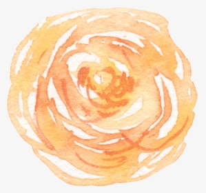 #orange #flower #floral #watercolor #watercolours #ftestickers - Persian Buttercup, HD Png Download, Free Download