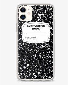 Composition Notebook Case Iphone 11 Pro, HD Png Download, Free Download