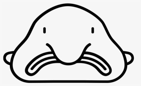 "  Class="lazyload Lazyload Mirage Cloudzoom Featured - Blobfish Black And White, HD Png Download, Free Download