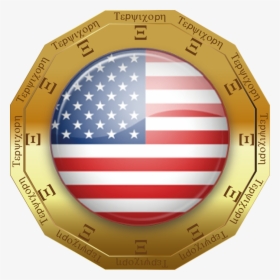 Usa Circle Flag Png, Transparent Png, Free Download