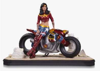 [img] - Gotham City Garage Wonder Woman Statue, HD Png Download, Free Download