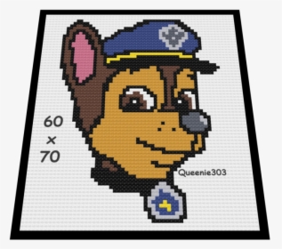 Paw Patrol Chase - Cross-stitch, HD Png Download, Free Download