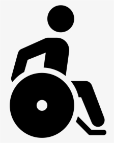 Disabled Handicap Symbol Png - Wheelchair Png Icon, Transparent Png, Free Download