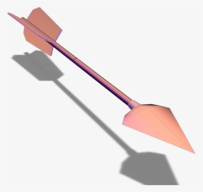 Low Poly Arrow - 3d Model Low Poly Arrow, HD Png Download, Free Download