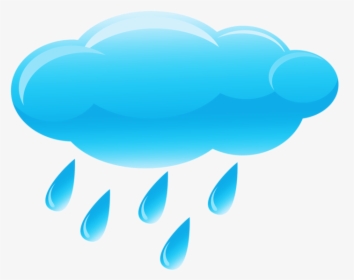 Rain Cloud Drawing Clipart , Png Download - Rain Drops From Cloud Clip Art, Transparent Png, Free Download