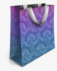 Blue Shopping Bag Png Image - Shopping Bag Design Png, Transparent Png, Free Download