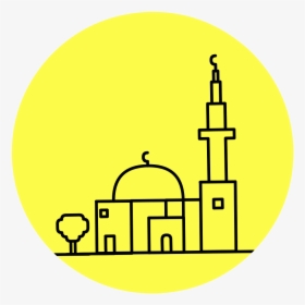 Mosque Cut Out Silhouette - The Blue Mosque, HD Png Download, Free Download