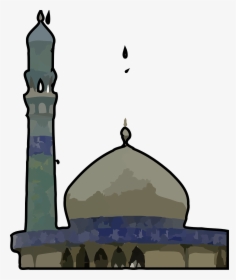 Tower Masjid Cartoon Png, Transparent Png, Free Download