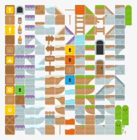 Fig - Tiles Spritesheet - Tilemap Platform, HD Png Download, Free Download