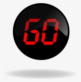 Go Go Button Black And Red Button Png Image - Circle, Transparent Png, Free Download