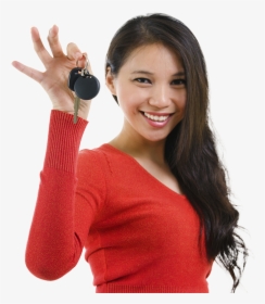 Woman Holding Keys Png , Png Download, Transparent Png, Free Download