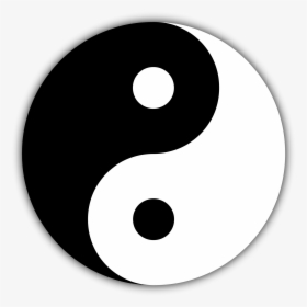 Transparent Yin Yang Clipart - Yin And Yang White Background, HD Png Download, Free Download
